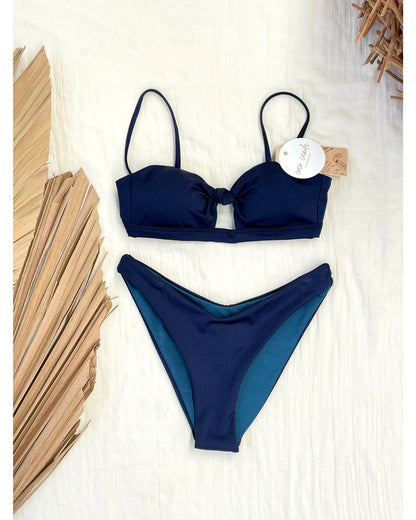 Bikini Pierna Alta & Top Nudo