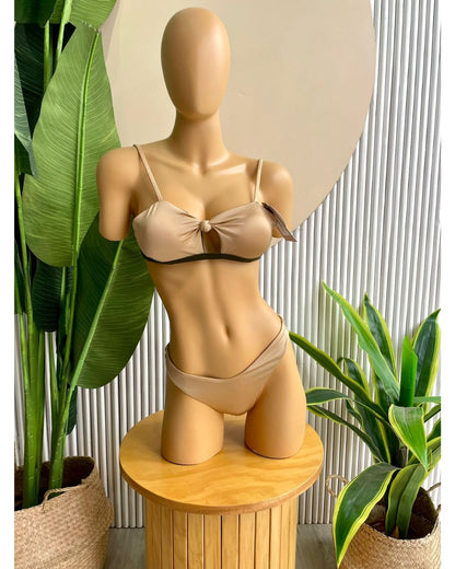 Bikini Pierna Alta & Top Nudo